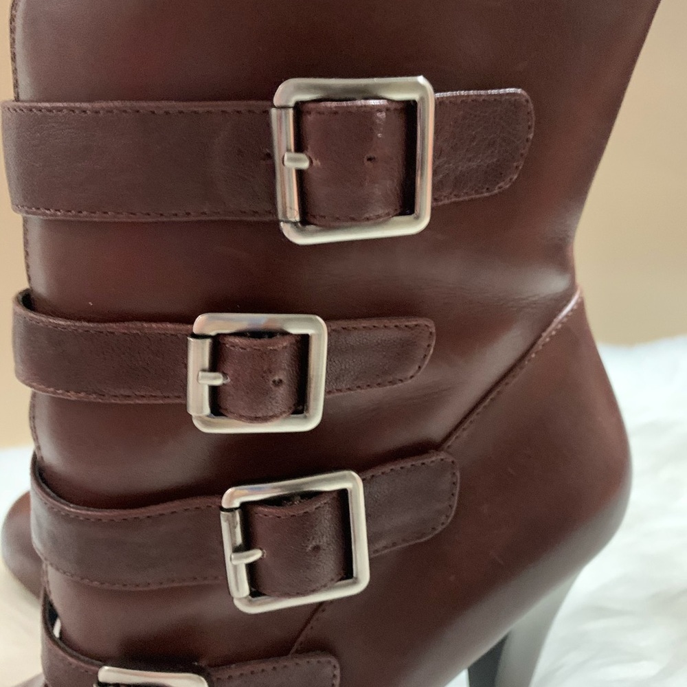 Gianni Bini Womens Strappy Heel Boots Size 8M - Picture 2 of 8
